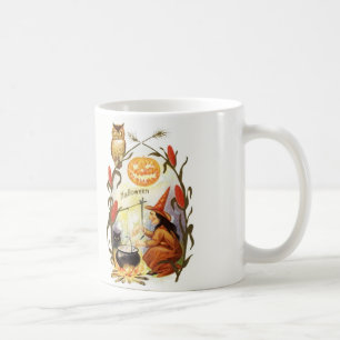 Witches Brew Vintage Halloween Koffiemok