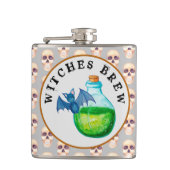 Witches Brew Vinyl Wrapped Flask Heupfles (Voorkant)