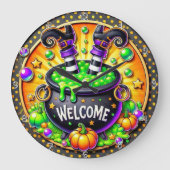 Witches' Brew Welkom Grote Klok (Voorkant)