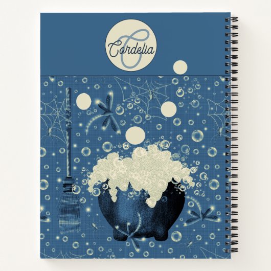 Witches Caldron Blue Recipe Notitieboek (Achterkant)