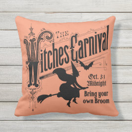 Witches Carnaval voor Halloween Buitenkussen