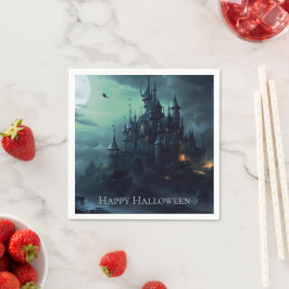 Witches Castle Halloween Servet