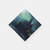 Witches Castle Halloween Servet (Hoek)