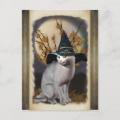 Witches Cat Briefkaart (Voorkant)