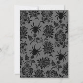 Witches Cat Halloween Costume Party Invite Kaart (Achterkant)