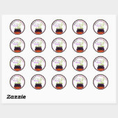 Witches Cauldron Halloween Stickers (Vel)