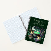 Witches' Cauldron Recepten Gepersonaliseerd Notitieboek (Binnen)