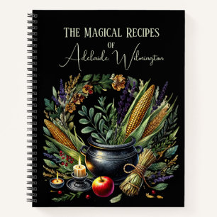 Witches' Cauldron Recepten Gepersonaliseerd Notitieboek