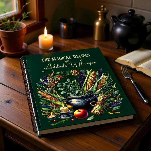 Witches' Cauldron Recepten Gepersonaliseerd Notitieboek