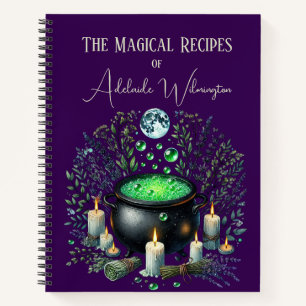 Witches' Cauldron Recepten Gepersonaliseerd Notitieboek