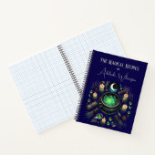 Witches' Cauldron Recipes Personalized Notitieboek (Binnen)