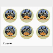 Witches Cauldron Ronde Sticker (Vel)