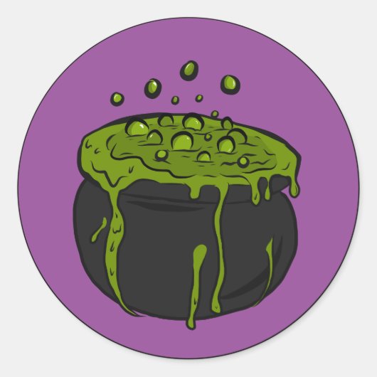 Witches Cauldron Sticker (Voorkant)