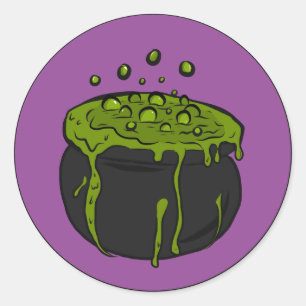 Witches Cauldron Sticker
