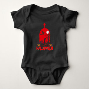 Witches Cemetery Baby Romper
