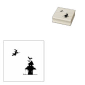 Witches Cottage Rubberstempel (Gestempeld)