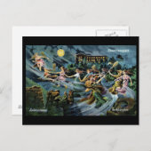 Witches Dance Walpurgis Night briefkaart (Voorkant / Achterkant)