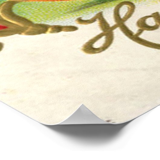 Witches Dancing Around Jack O' Lantern Poster (Hoek)