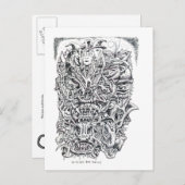 Witches en duivels, door Brian Benson Briefkaart (Voorkant / Achterkant)