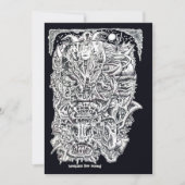 Witches en duivels, door Brian Benson Flat Kaart (Voorkant)