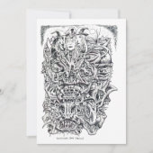 Witches en duivels, door Brian Benson Flat Kaart (Voorkant)