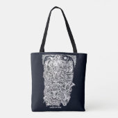 Witches en duivels, door Brian Benson Tote Bag (Achterkant)