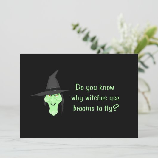 Witches en kamers kaart (Staand voorkant)