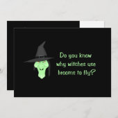 Witches en kamers kaart (Voorkant / Achterkant)