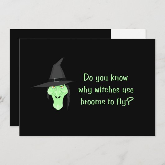 Witches en kamers kaart (Voorkant / Achterkant)