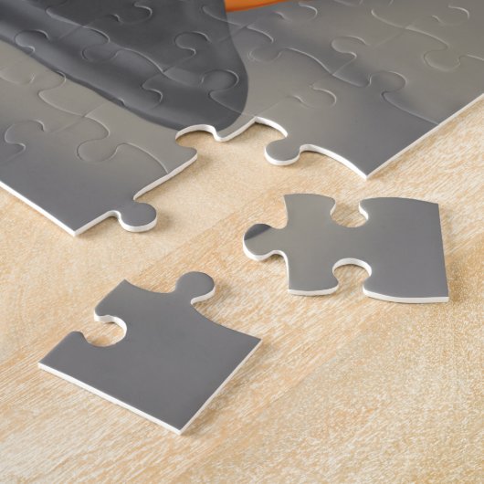 Witches en katten op de Halloween Legpuzzel (Zijkant)