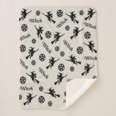 Witches en patrijzen sherpa deken (Voorkant)