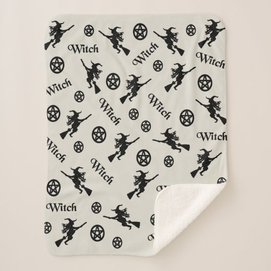 Witches en patrijzen sherpa deken (Voorkant)