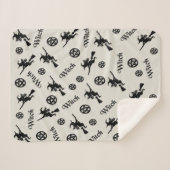 Witches en patrijzen sherpa deken (Voorkant (horizontaal))