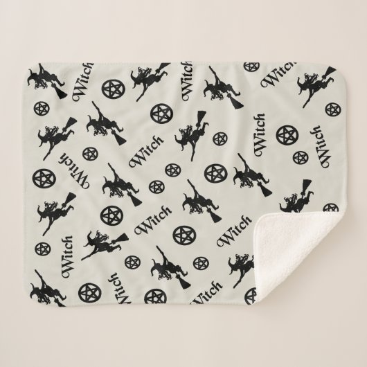 Witches en patrijzen sherpa deken (Voorkant (horizontaal))