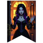 Witches en Warlocks Halloween Party Vlaggetjes (Tweede vlag)