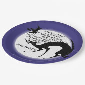 Witches en zwarte katten Citaat Papieren Bordje (Gekanteld)