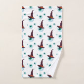 Witches Eye Halloween Pattern Bad Handdoek (Handdoek)