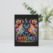 Witches For Equality Feminist Briefkaart (Staand voorkant)