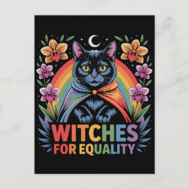 Witches For Equality Feminist Briefkaart