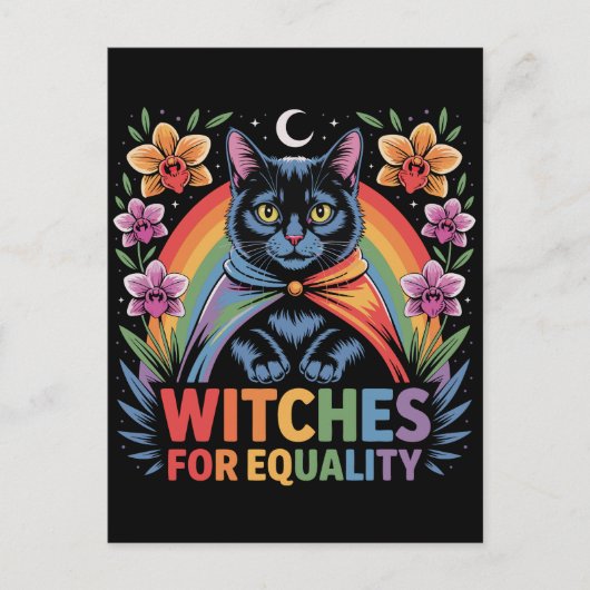 Witches For Equality Feminist Briefkaart (Voorkant)
