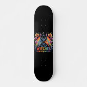 Witches For Equality Feminist Persoonlijk Skateboard (Voorkant)