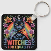 Witches For Equality Feminist Sleutelhanger (Achterkant)