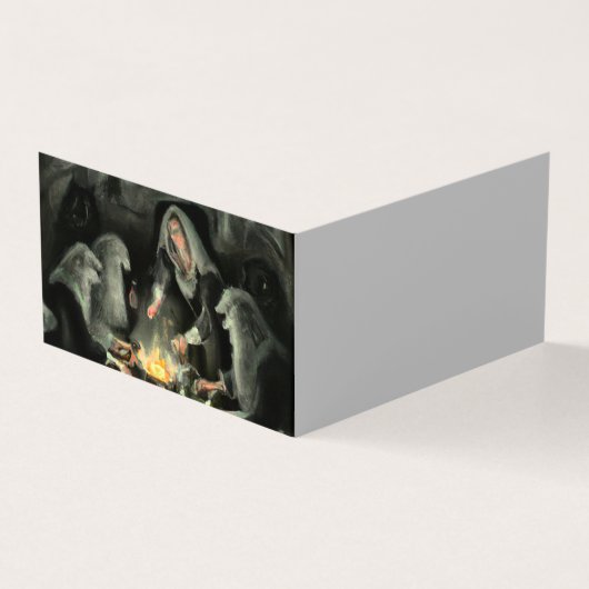 Witches´ Gathering Kaart (Buitenkant)