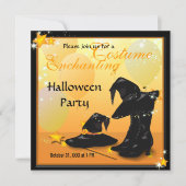 Witches Halloween Enchanting Witch Invitation Kaart (Voorkant)