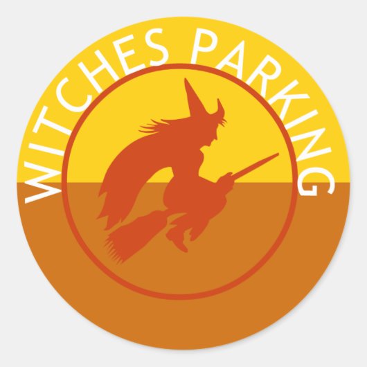 Witches Halloween Parking Sticker (Voorkant)