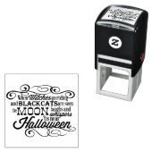 Witches Halloween Rhyme Zelfinktende Stempel (In situ)