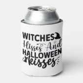 Witches Hisses And Halloween Kisses Blikjeskoeler (Blikje Voorkant)