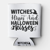 Witches Hisses And Halloween Kisses Blikjeskoeler (Voorkant)