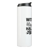 Witches Hisses And Halloween Kisses Thermosbeker (Gedraaid links)