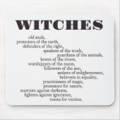 Witches Identity Typography Muismat (Voorkant)